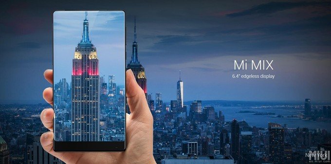 Xiaomi Mix's 6.4" lavishing display