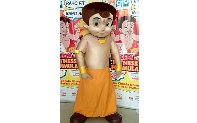 Chhota Bheem encourages fitness habits among Delhi children!