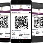 VISTARA, mobile boarding pass.