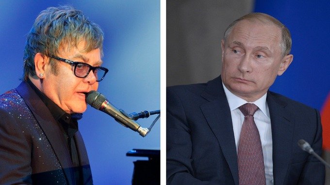 ELTON JOHN TO PUTIN: LET’S MEET SIR