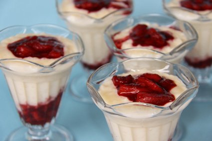 Strawberry Rice Pudding (kheer)