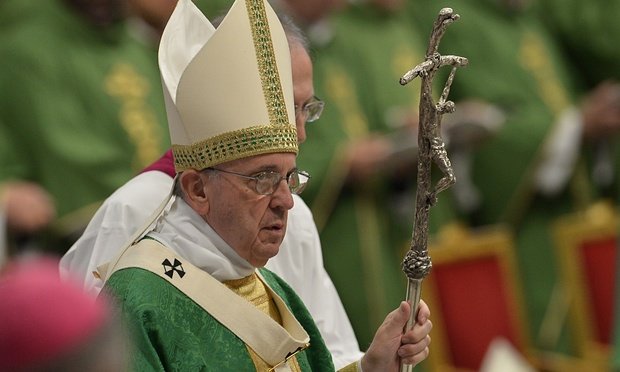 Pope firmly opposed to gay pairings!