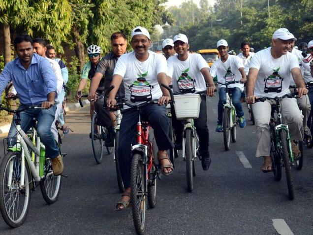 Delhi's first car free day!