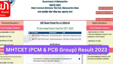 MHT CET Result 2023 Declared