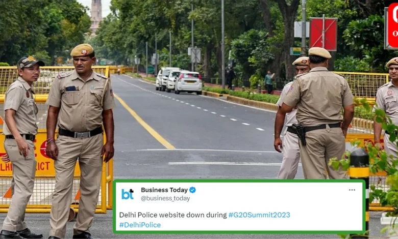 Delhi Police website down amid cyber threats ahead of G20 Summit 2023