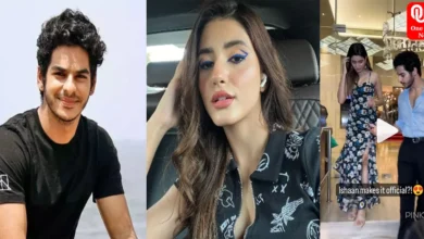 Ishaan Khatter makes first public appearance with rumoured girlfriend Chandni Bainz; fans call them a ‘cute couple’. Watch