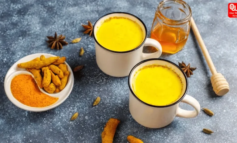 Haldi milk, turmeric water