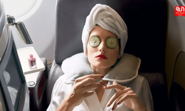 flight skincare routine