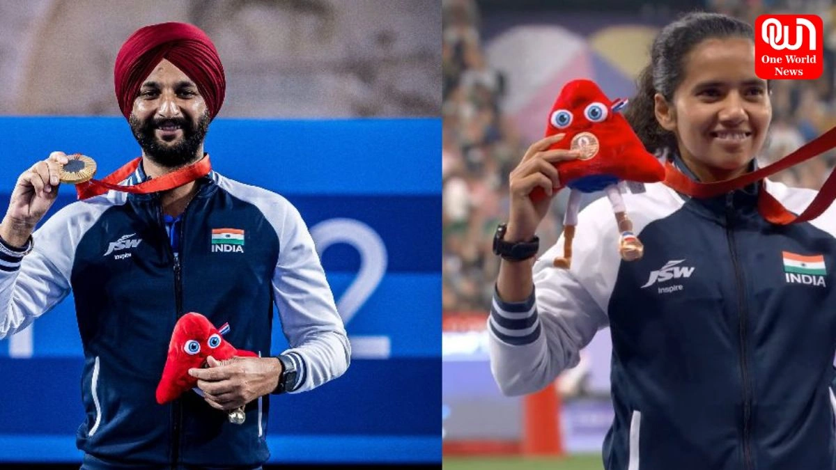 Paralympics Ceremony Harvinder Singh and Preeti Pal Are India's Flag