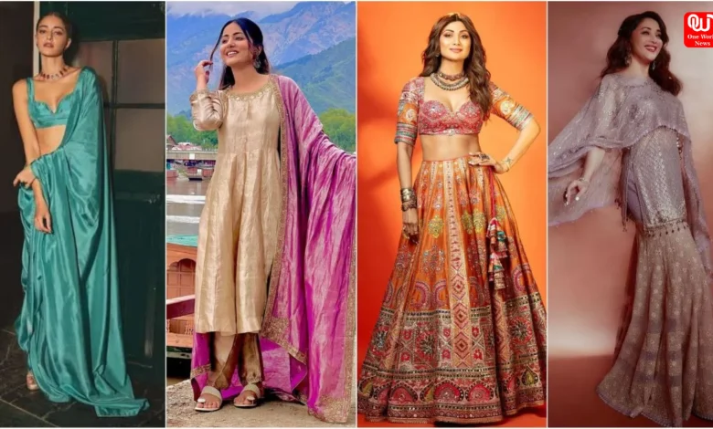 Choose fabric and colours in your festive outfit that will bring you good fortune this Diwali!