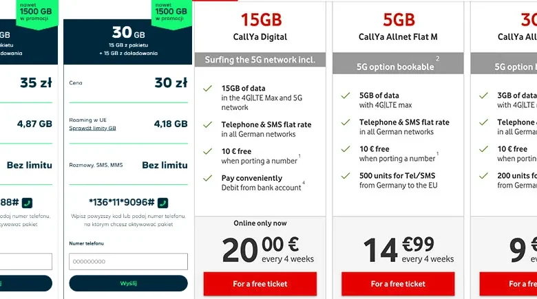 Poland vs Germany Mobile Plans, Internet and Staying Connected