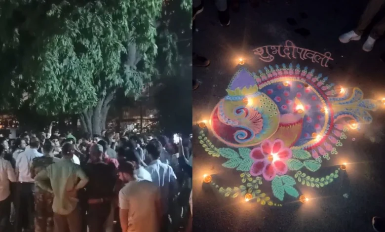 Tensions Rise at Jamia Millia Islamia During Diwali Celebrations