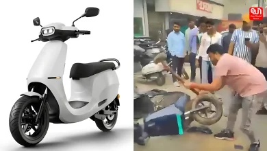 Angry Customer Smashes Ola Electric Scooter (1)