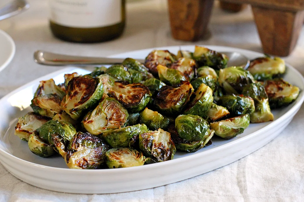 Balsamic Glazed Roasted Brussels Sprouts