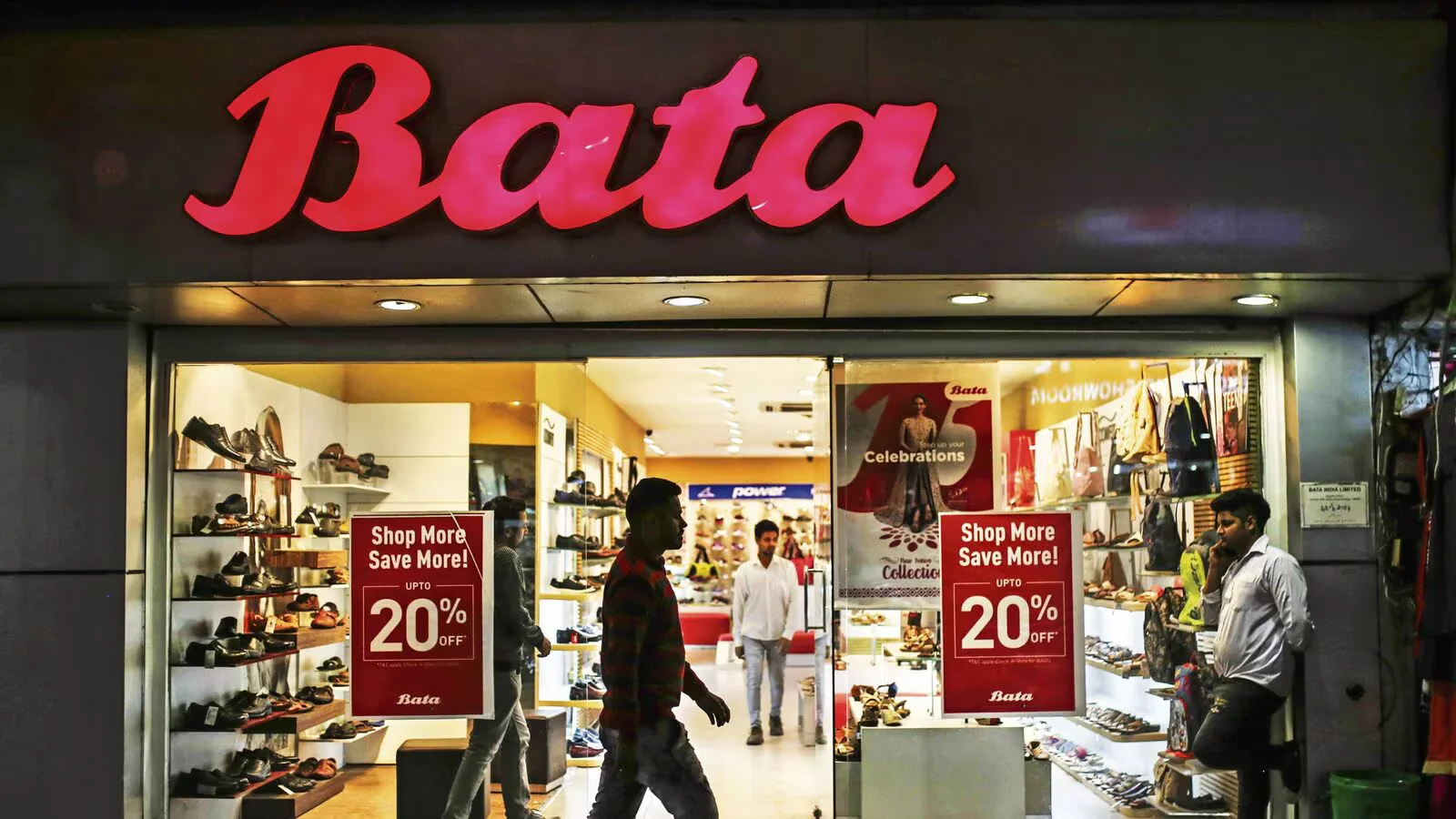 Bata India share price drops by 3% !