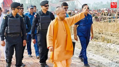 CM Yogi Adityanath Leads Ghaziabad Roadshow