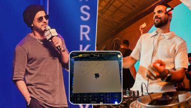 Shah-Rukh-Khan-gifts-personalized-laptop-to-DJ-Ganesh