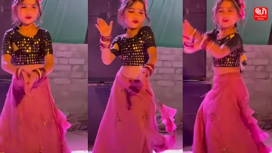 Viral Dance Sensation Little Girl Steals Hearts with Rashmika Mandanna's Song (1)