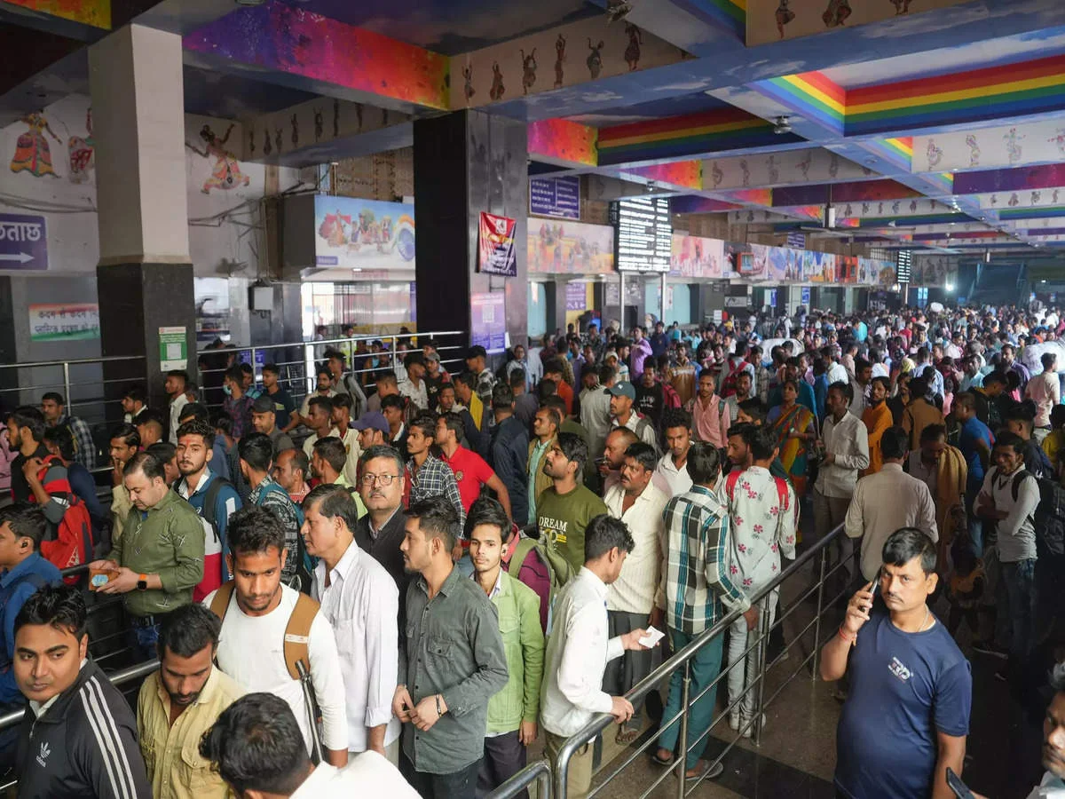 chhath-puja chaos at Railway Stations