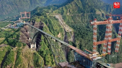 why guns pointed at highest railway bridge