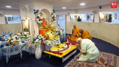 PM Modi and Mallikarjun Kharge Share Light Moment During Ambedkar Tribute on Mahaparinirvan Diwas