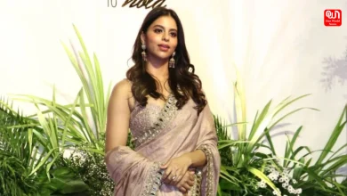 Suhana Khan Stuns in a Breathtaking Saree at Aaliyah Kashyap's Wedding Reception