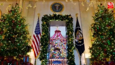 White House Shines Bright with 'Peace and Light' Holiday Decorations