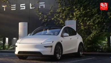 Tesla showroom in Delhi
