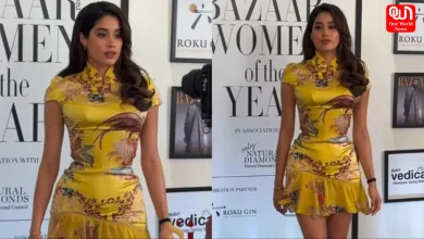 Janhvi Kapoor, Archival Roberto Cavalli Mini Dress