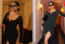 Janhvi Kapoor, John Galliano Dress Back
