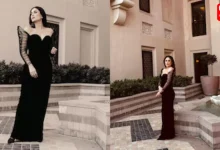 Kareena Kapoor Khan, Black Rahul Mishra Gown
