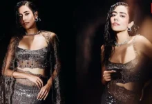 Jonita Gandhi Silver Outfit Diwali Bash