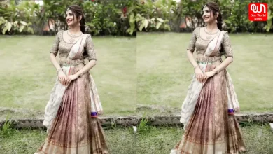 Sreeleela Kanjeevaram Half Saree Look