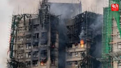 Hong Kong fire, fire map, visual guide