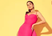 Nimrat Kaur, Barbie Pink Look, The Family Man Press Tour