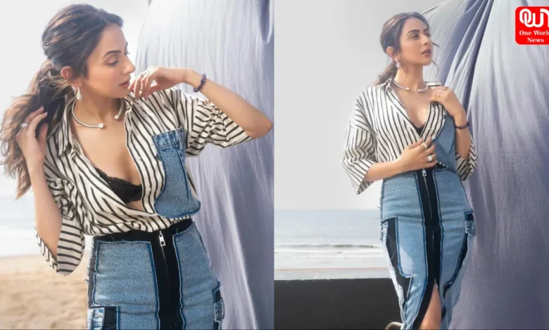 Rakul Preet Singh, Rs 51K Denim-Coordinated Look