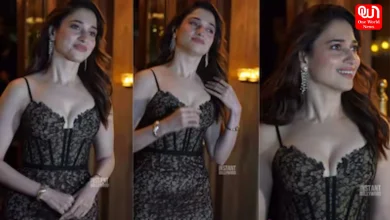 Tamannaah Bhatia, Glamour in a Black Lace Ensemble