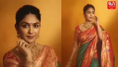 Mrunal Thakur, Maharashtrian Heritage, Paithani Saree