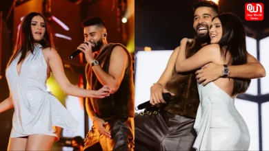 Tara Sutaria, AP Dhillon Pune Concert, Silver Mini Dress