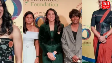 Harmanpreet Kaur, Smriti Mandhana, Jemimah Rodrigues, Reliance Foundation Event