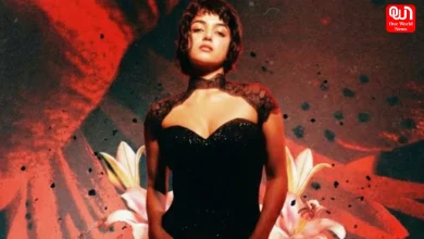 Wamiqa Gabbi, Shimmery Black Gown