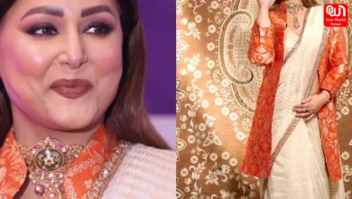 Hina Khan, Bandhgala Saree