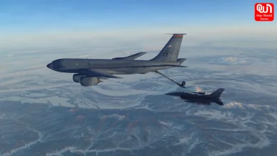 US KC-135 Military Aircraft Crashes