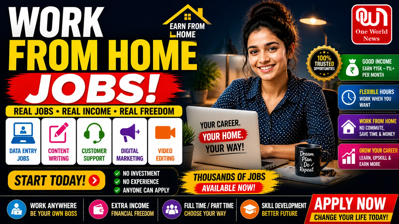 Work From Home Jobs