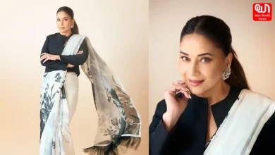 A monochrome power-dressing twist refers to styling an outfit in a single color palette while adding structured and confident fashion elements that create a bold statement.