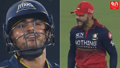 Virat Kohli Roaring Send Off To Shubman Gill