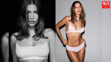 Hailey Bieber, Skims Campaign, Hailey Bieber Skims, Bra and Underwear Photos, Celebrity Fashion News